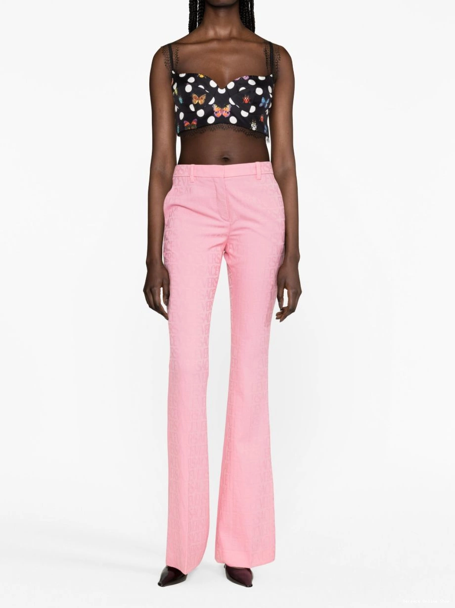 Cheap trousers Versace Allover jacquard Women Versace 0427
